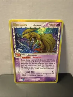 Pokemon TCG Ninetails (Delta Species) Holo Rare 8/101 Ex Dragon Frontiers - Image 1