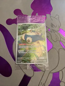 Pokemon TCG Snorlax SVP 051 Scarlet & Violet Black Star Promo Sealed - Image 1