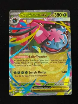 Pokemon Mega Venusaur ex 013 Me: Mega Evolution Promo Holo - Image 1