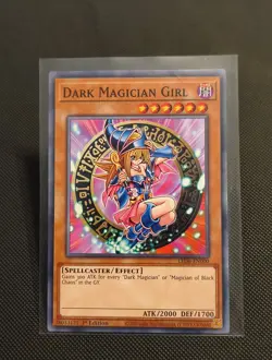 Yu-Gi-Oh TCG Dark Magician Girl LED6-EN000 1st Edition Near Mint Condition - Image 2