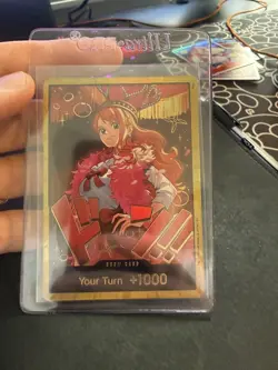 DON!! Card (Nami) (Gold) Extra Booster: One Piece Heroines Edition Foil English - Image 3