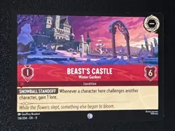 Disney Lorcana Winterspell Beast's Castle - Winter Gardens 136/204 NM - Image 1