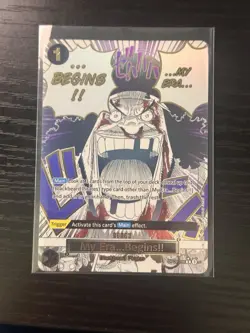 My Era...Begins!! Event Card Blackbeard Pirates OP09-096 One Piece CCG - Image 1