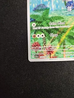 Meditite 153/142 Illustration Rare SV07: Stellar Crown Pokemon Card NM - Image 5