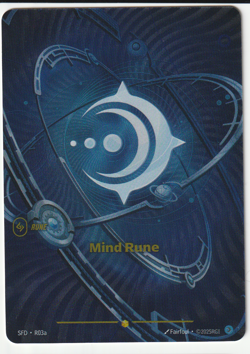 Mind Rune R03a Riftbound SFD NEAR MINT FULL ART CARD - Image 1