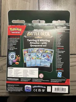 Pokemon Trading Card Game: Quaquaval ex Deluxe Battle Deck - Image 2