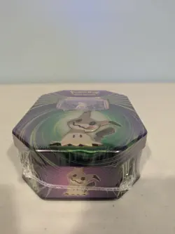 Pokemon TCG Tin mimikyu 3 Booster Packs Foil Card Exclusive Rare New Sealed - Image 5