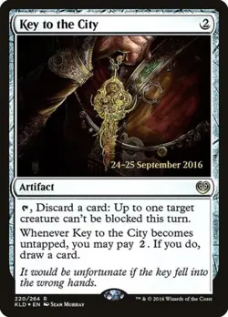 Key to the City -Foil Light Play MTG Promos: Prerelease Cards - Image 1