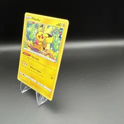 Pokemon TCG Lost Origin Pikachu Reverse Holo Common Card 52/196 Nm - Image 3