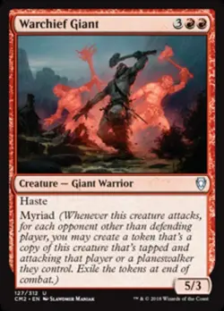 MTG Warchief Giant, Commander Anthology Vol. II, Heavily Played, English - Image 1