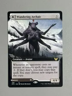Wandering Archaic / Explore the Vastlands (Extended) - Strixhaven - MTG STX 286 - Image 1