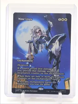 NINE LIVES 2025 MAGIC THE GATHERING MARVEL MYTHIC RARE Q4339 - Image 1