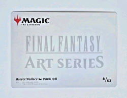 Magic The Gathering Final Fantasy Barrett Wallace Art Series - Image 2