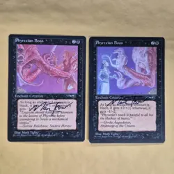 Unplayed Signed NM MTG Magic Phyrexian Boon Alliances Mark Tedin Edh Cube VTG - Image 1
