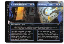 Central Elevator // Promising Stairs (Borderless) R Duskmourn: House of Horror 3 - Image 1