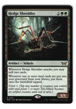 Hedge Shredder R Duskmourn: House of Horror 183 NM MTG Magic - Image 1
