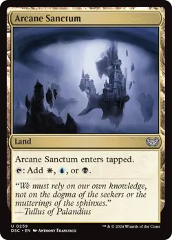 Arcane Sanctum U Commander: Duskmourn: House of Horror 259 NM MTG Magic - Image 1