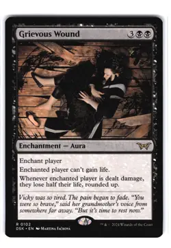 4x Grievous Wound R Duskmourn: House of Horror 102 NM MTG Magic - Image 1