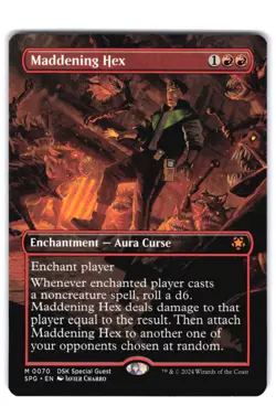 Maddening Hex (Borderless) M Special Guests 70 NM MTG Magic - Image 1