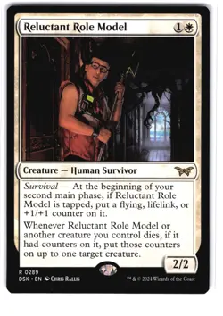Reluctant Role Model R Duskmourn: House of Horror NM MTG Magic - Image 1