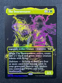 The Swarmweaver Borderless FOIL Duskmourn: House of Horror Play - Image 1