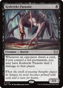 Kederekt Parasite R Commander: Duskmourn: House of Horror 144 NM MTG Magic - Image 1