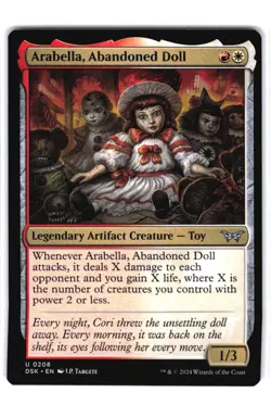 3x Arabella, Abandoned Doll U Duskmourn: House of Horror 208 NM MTG Magic - Image 1