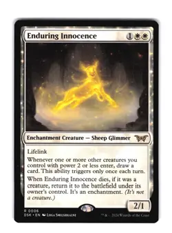 Enduring Innocence R Duskmourn: House of Horror 6 NM MTG Magic - Image 1