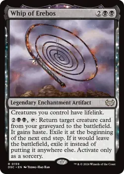 Whip of Erebos R Commander: Duskmourn: House of Horror 159 NM MTG Magic - Image 1