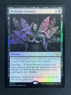 Demonic Counsel FOIL Duskmourn: House of Horror Play - Image 1