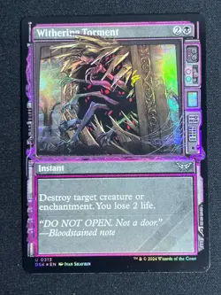 Withering Torment Showcase FOIL Duskmourn: House of Horror Play - Image 1