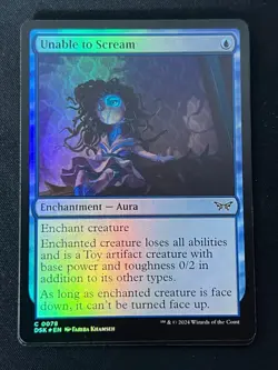 Unable to Scream FOIL Duskmourn: House of Horror Play - Image 1