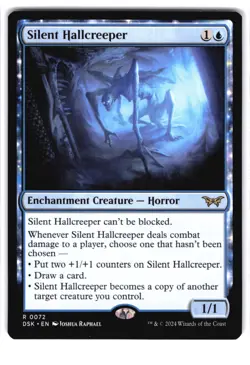 Silent Hallcreeper R Duskmourn: House of Horror 72 NM MTG Magic - Image 1