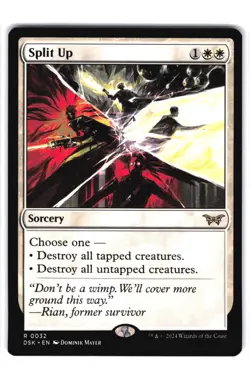 Split Up R Duskmourn: House of Horror 32 NM MTG Magic - Image 1
