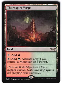 Thornspire Verge R Duskmourn: House of Horror 270 NM MTG Magic - Image 1