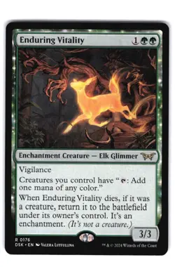 Enduring Vitality R Duskmourn: House of Horror 176 NM MTG Magic - Image 1