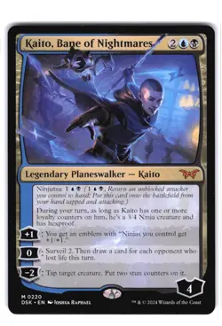 Kaito, Bane of Nightmares M Duskmourn: House of Horror 220 NM MTG Magic - Image 1