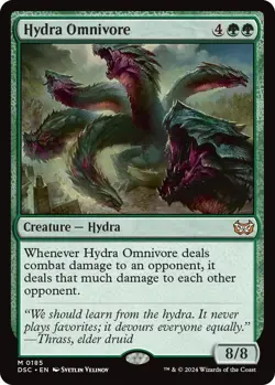 Hydra Omnivore M Commander: Duskmourn: House of Horror 185 NM MTG Magic - Image 1