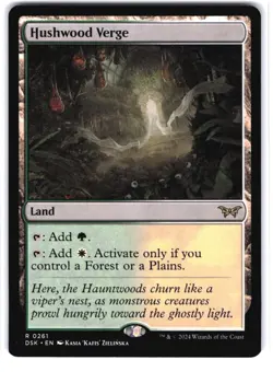 Hushwood Verge R Duskmourn: House of Horror 261 NM MTG Magic - Image 1