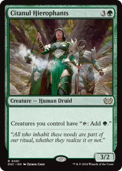 Citanul Hierophants R Commander: Duskmourn: House of Horror 81 NM MTG Magic - Image 1