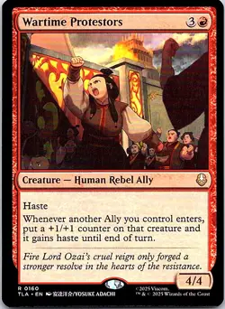 Wartime Protestors R Creature — Human Rebel Ally Normal Avatar: The Last Airbend - Image 1