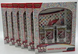 Lot of (6) Pokemon TCG 151 Binder Collection Sealed - Image 1