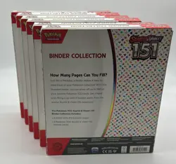 Lot of (6) Pokemon TCG 151 Binder Collection Sealed - Image 4