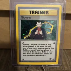 Pokemon Gym Challenge Trainer Giovanni Holo 18/132 - Image 1