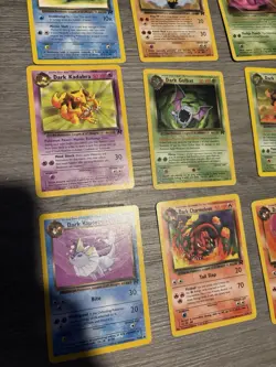 Pokemon TCG Team Rocket Unlimeted Lot - Dark set (9 Cards) - Image 4
