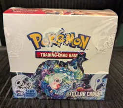 Pokemon TCG: Scarlet & Violet Stellar Crown Factory Sealed Booster Box - Image 1