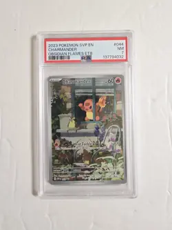2023 POKEMON SVP EN BLACK STAR PROMO #044 CHARMANDER PSA 7 /ZAMAZENTA #201 PSA 7 - Image 2