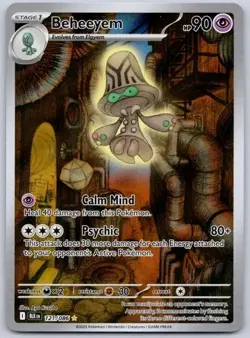 NM+ Beheeyem 121/086 SV11B: Black Bolt Illustration Rare - Pokemon TCG - Image 1