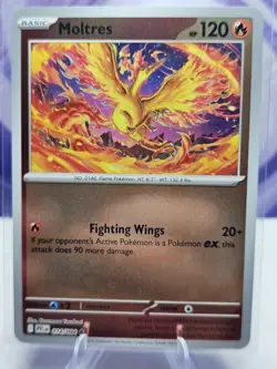 Moltres Reverse Holo Holo Rare ME02: Phantasmal Flames 014/094 NM Pokemon - Image 1