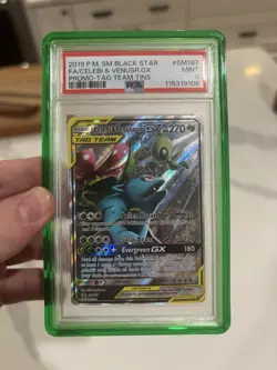 Venusaur & Celebi GX SM167 PSA 9 Tag Team Tin Promo pokemon - Image 1